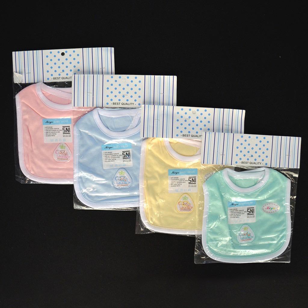 MIYO by libby Slaber Bayi Baby Salur GARIS POLAKDOT MERAH WARNA( SNI )