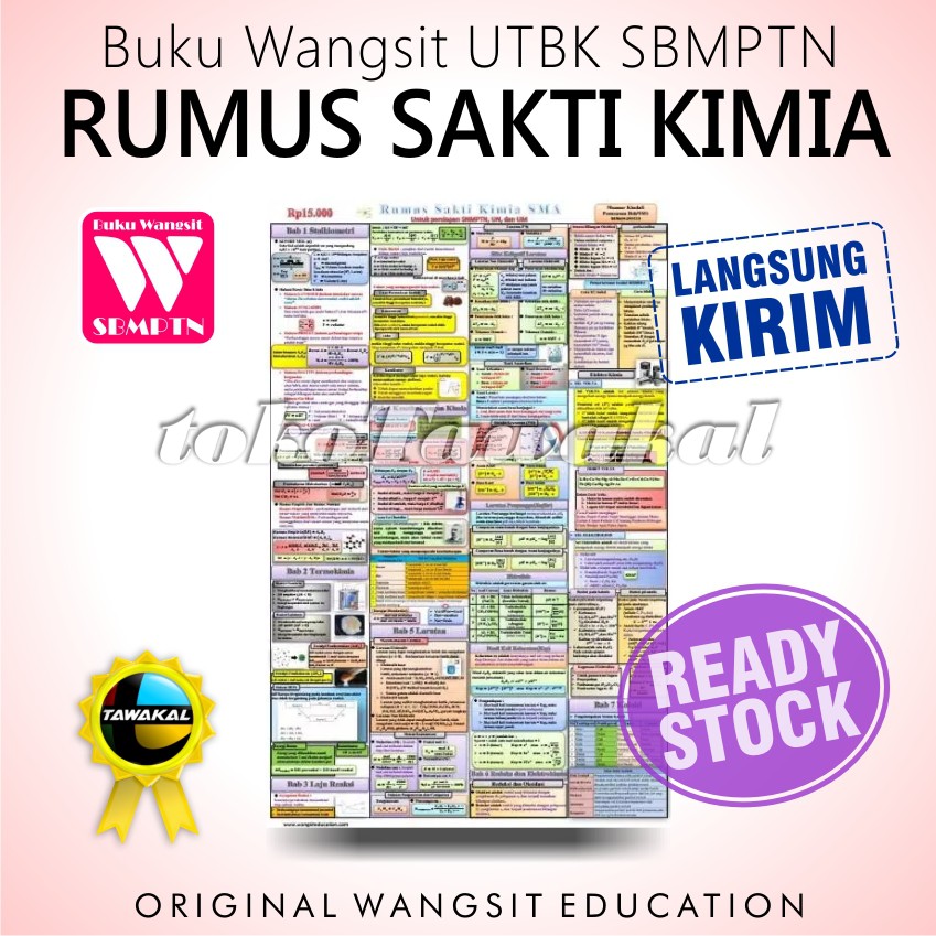 Buku Wangsit 2021 / UTBK SBMPTN 2021 / Rumus KIMIA