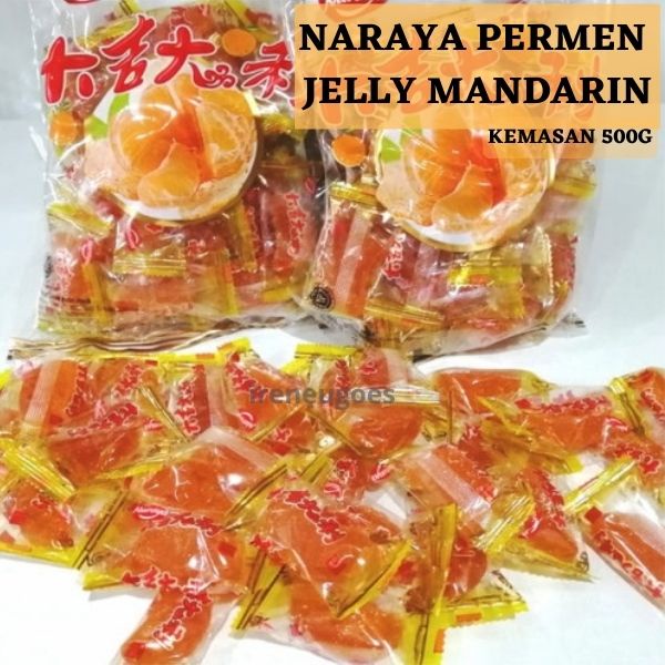

Naraya Permen Jelly Mandarin Orange - Jajanan Lebaran Permen Jeruk Jelly Manis - Permen Naraya Jelly Mandarin 500G - pERMEN jELLY kILOAN