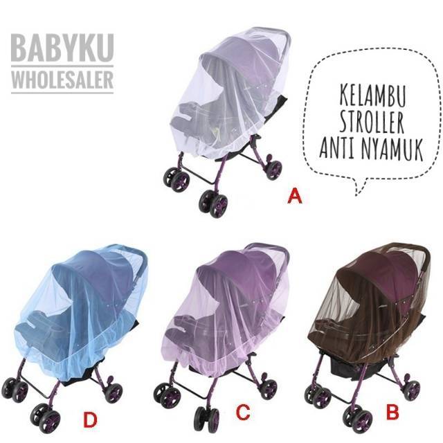 Stroller cover / kelambu penutup stroller anti nyamuk