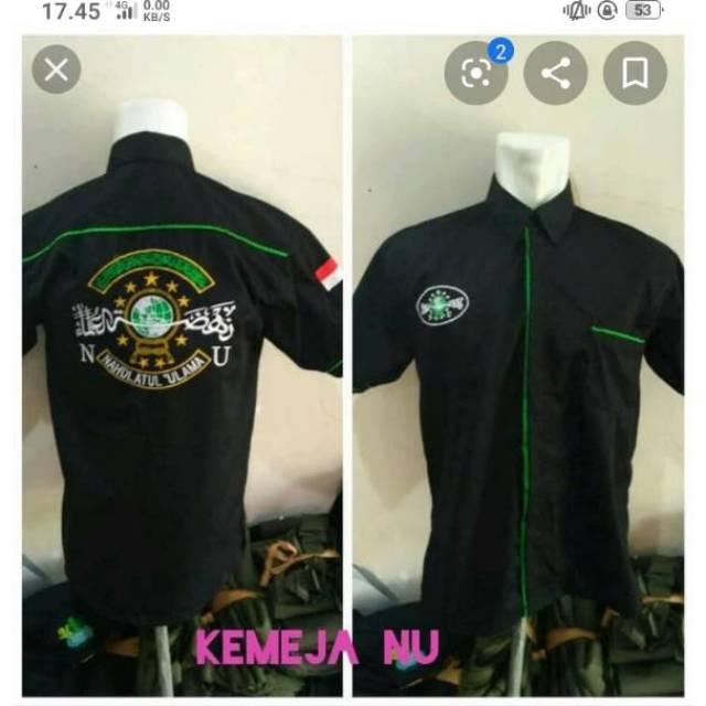 Terlaris Kemeja syekhermania  kemeja NU syekher pendek