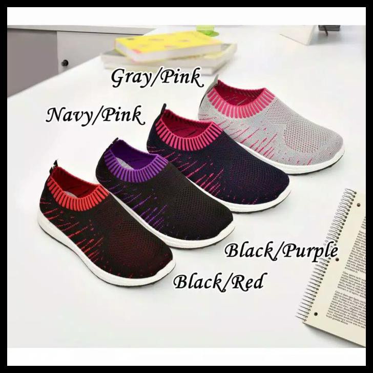 Sepatu Slip On Wanita Venom Eagle Sepatu Casual Anak Perempuan Cewek