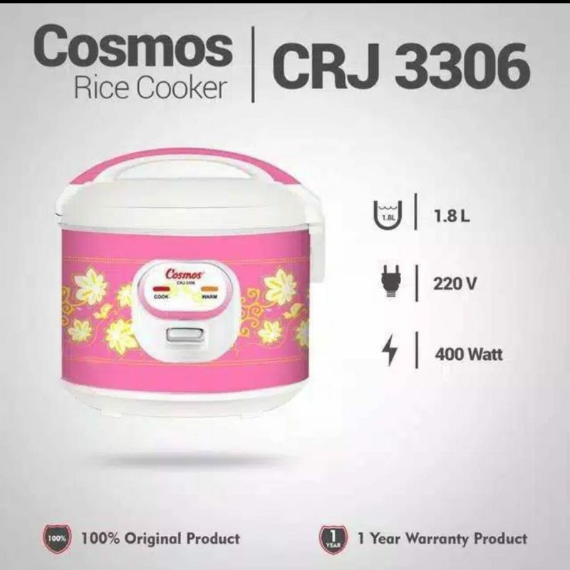 Rice Cooker Cosmos 1,8 Liter