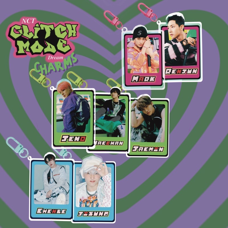 NCT DREAM GLITCH MODE keychain charm gantungan kunci