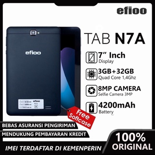 Tablet Tab Efioo N7A Ram 3GB Rom 32GB 4G LTE Baru  / Tablet Evercoss Etab 10 Prime X9