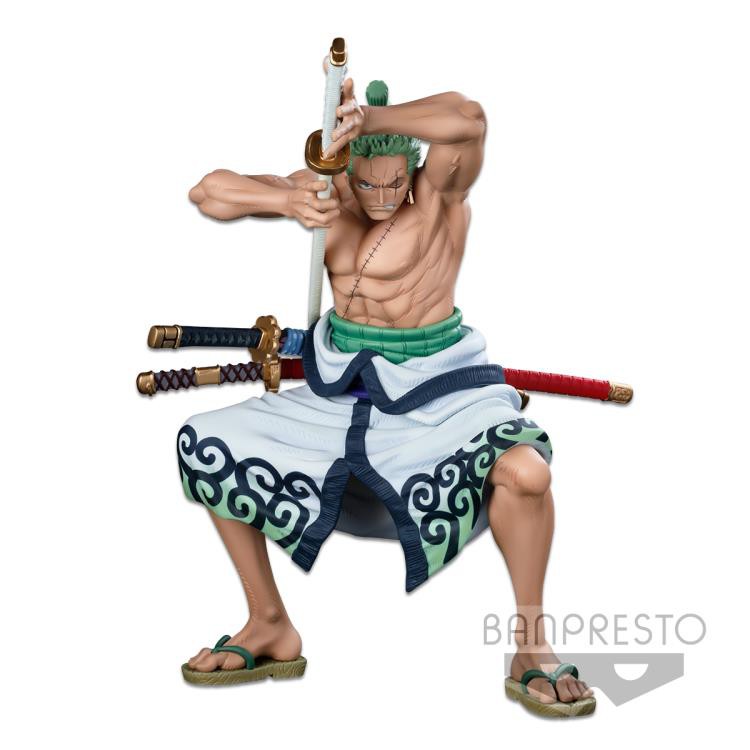 One Piece BWFC 3 SMSP The Roronoa Zoro The Brush 17570 / Figure / Collectible / Koleksi / Mainan