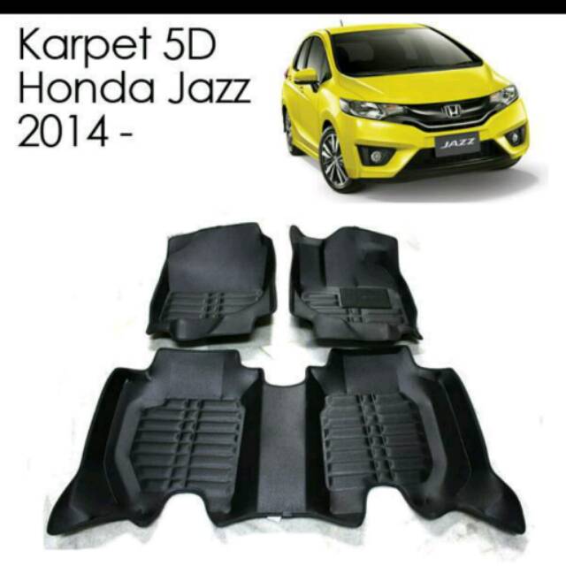 Karpet 5D khusus honda jazz 2014