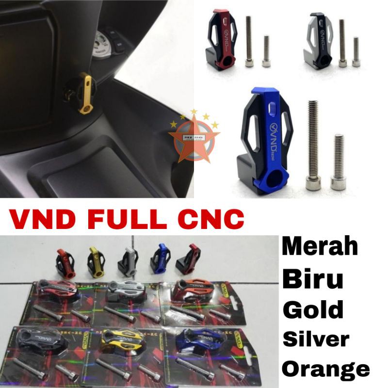 GANTUNGAN BARANG VND FULL CNC NMAX,LEXI,AEROX,MIO,VARIO,