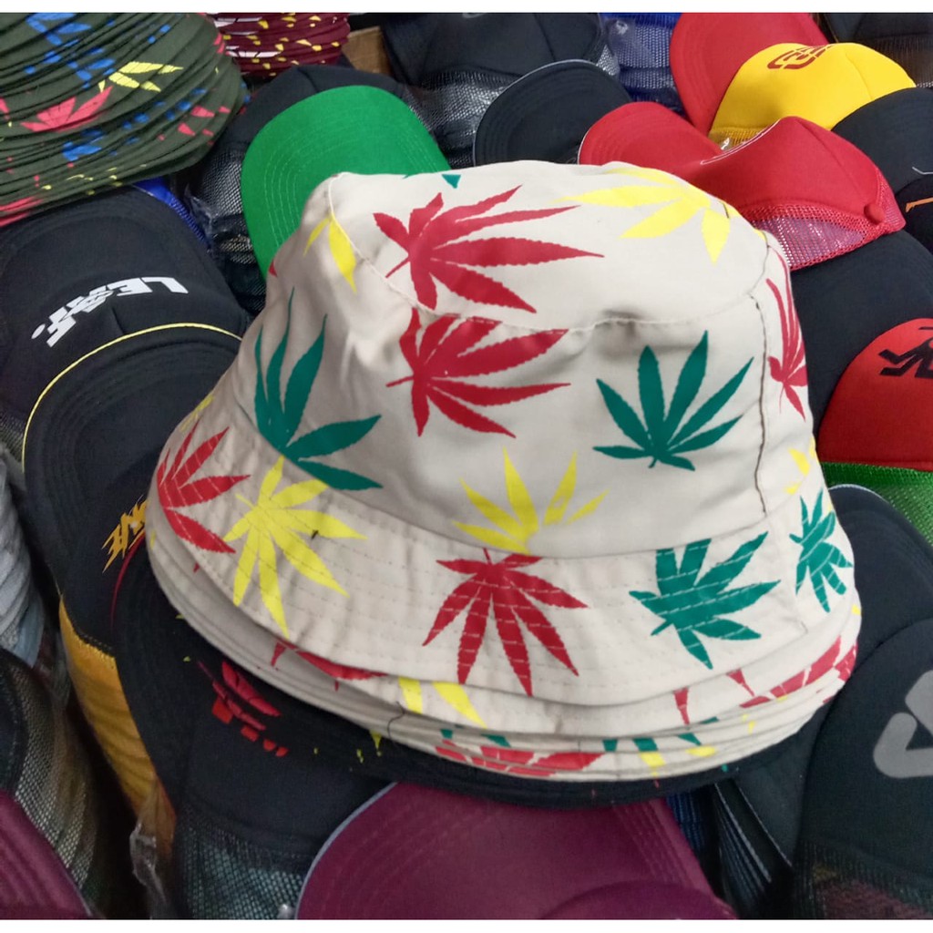 TOPI BUCKET BUNGA WARNA WARNI TERBARU DAN TERLARIS (COD)