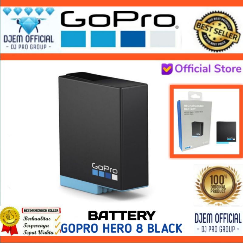 GoPro Rechargeable Battery HERO 8 / 7 / 6 Baterai Actioncam GoPro HERO8 Black Action Camera