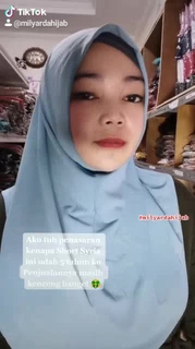 Hijab Instan Short Syria Fashion Kerudung Jilbab Sport Pendek Anti
