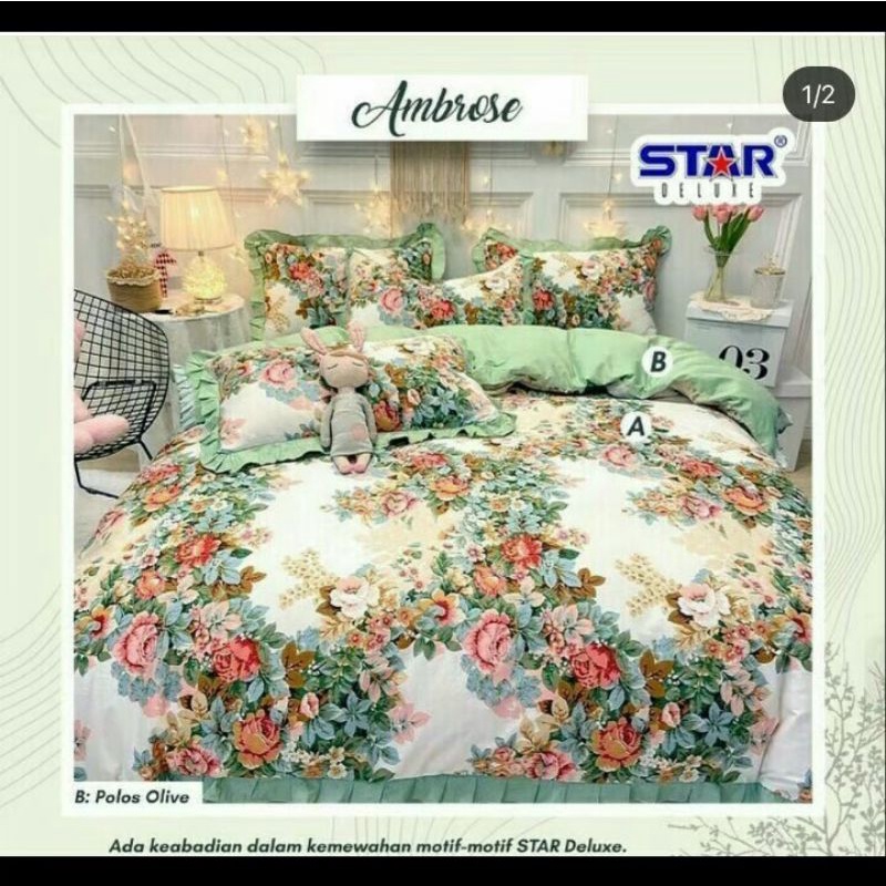 sprei antigeser||200x200x45||180x200x45||160x200x45|| katun premium
