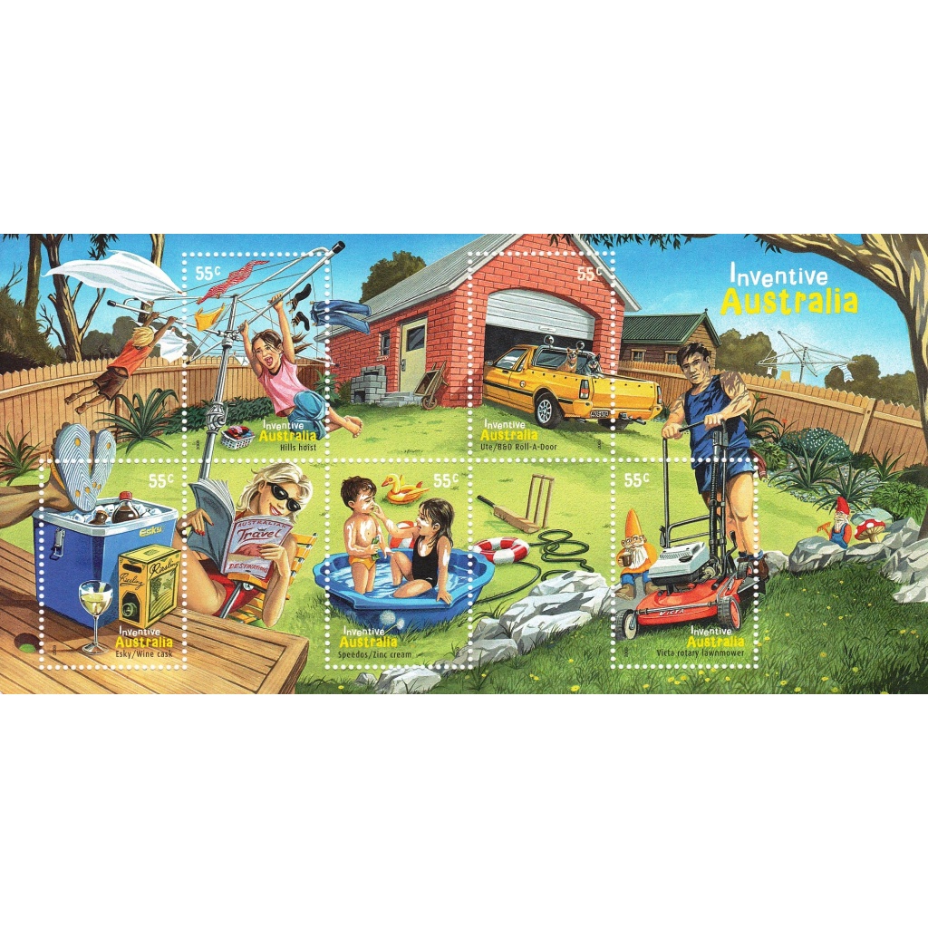 

Perangko Australia 2009 Inventive Australia Miniature Sheet MNH