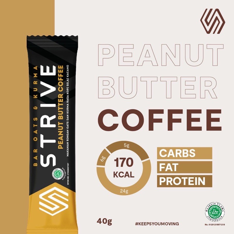 

Strive Bar Peanut Butter Coffee