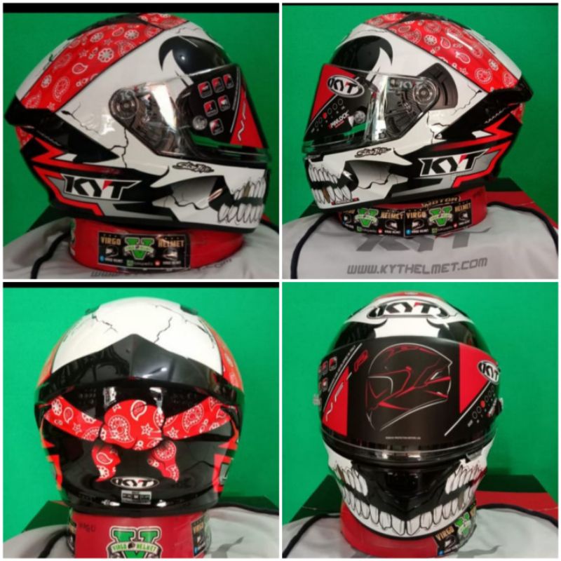 kyt helm nfr pirate | ddring Double Visor | original kyt