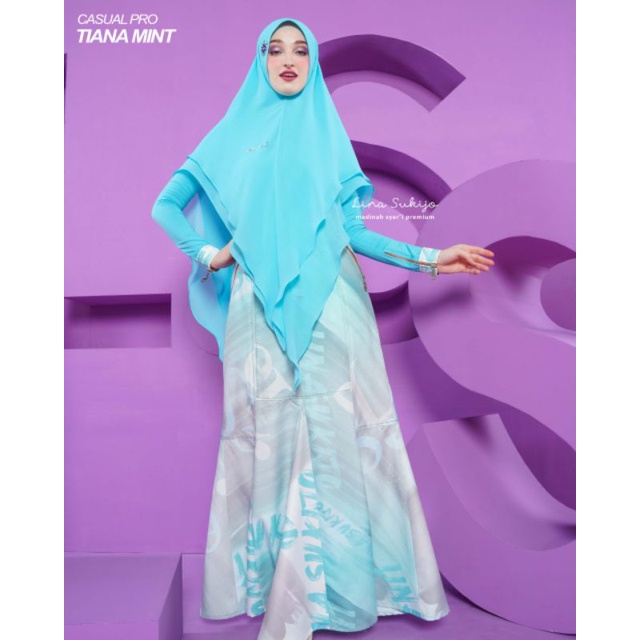 LINA SUKIJO/Tiana mint by Lina sukijo/Syari cantik/Syari mewah/Syari premium