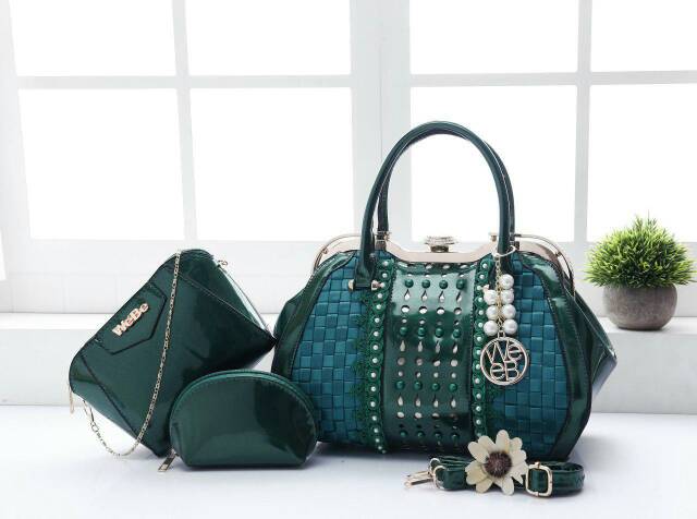 Tas Webe* behel Correl (3in1) wanita branded batam glossy fashion import