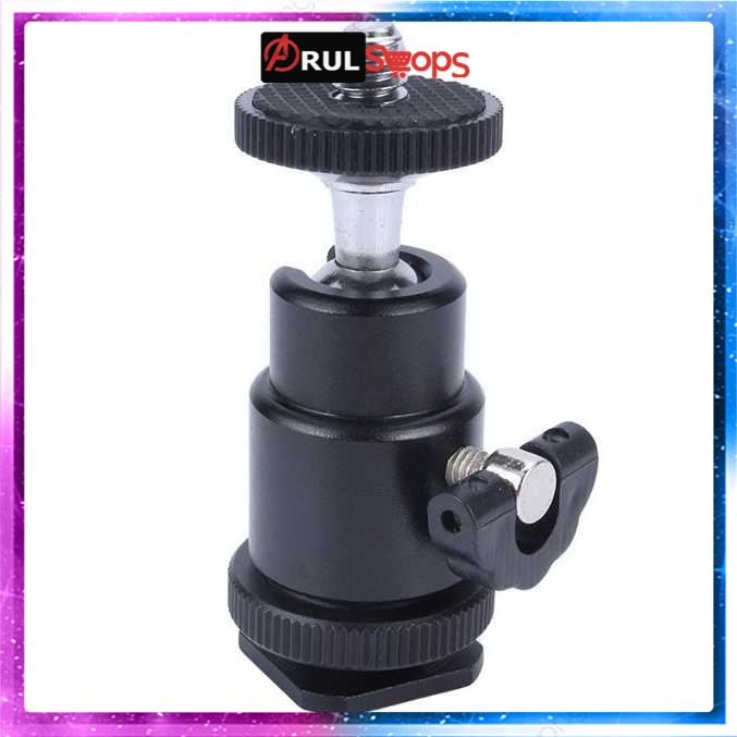 TaffSTUDIO Ball Head Kamera Hot Shoe 1/4 - QM3621