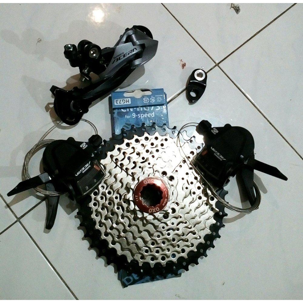 harga group set shimano alivio 9 speed