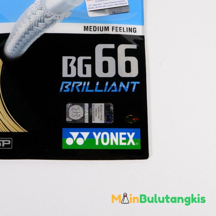 ✩ Senar Raket Badminton / Senar Yonex BG 66 - BG 66 Brilliant Original ◙