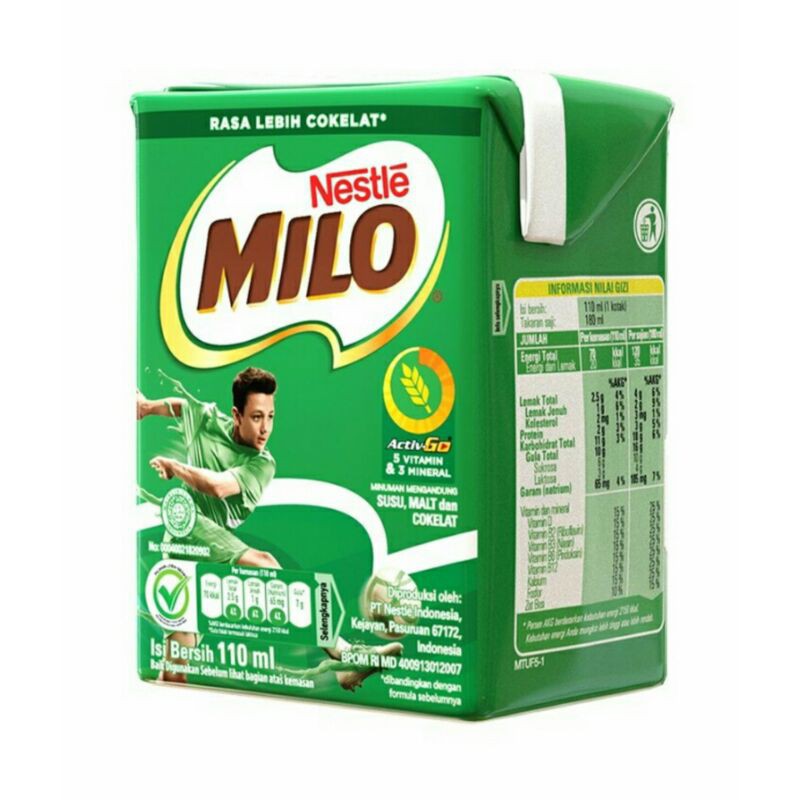 

Milo Uht Coklat 110Ml - Healthy Drink