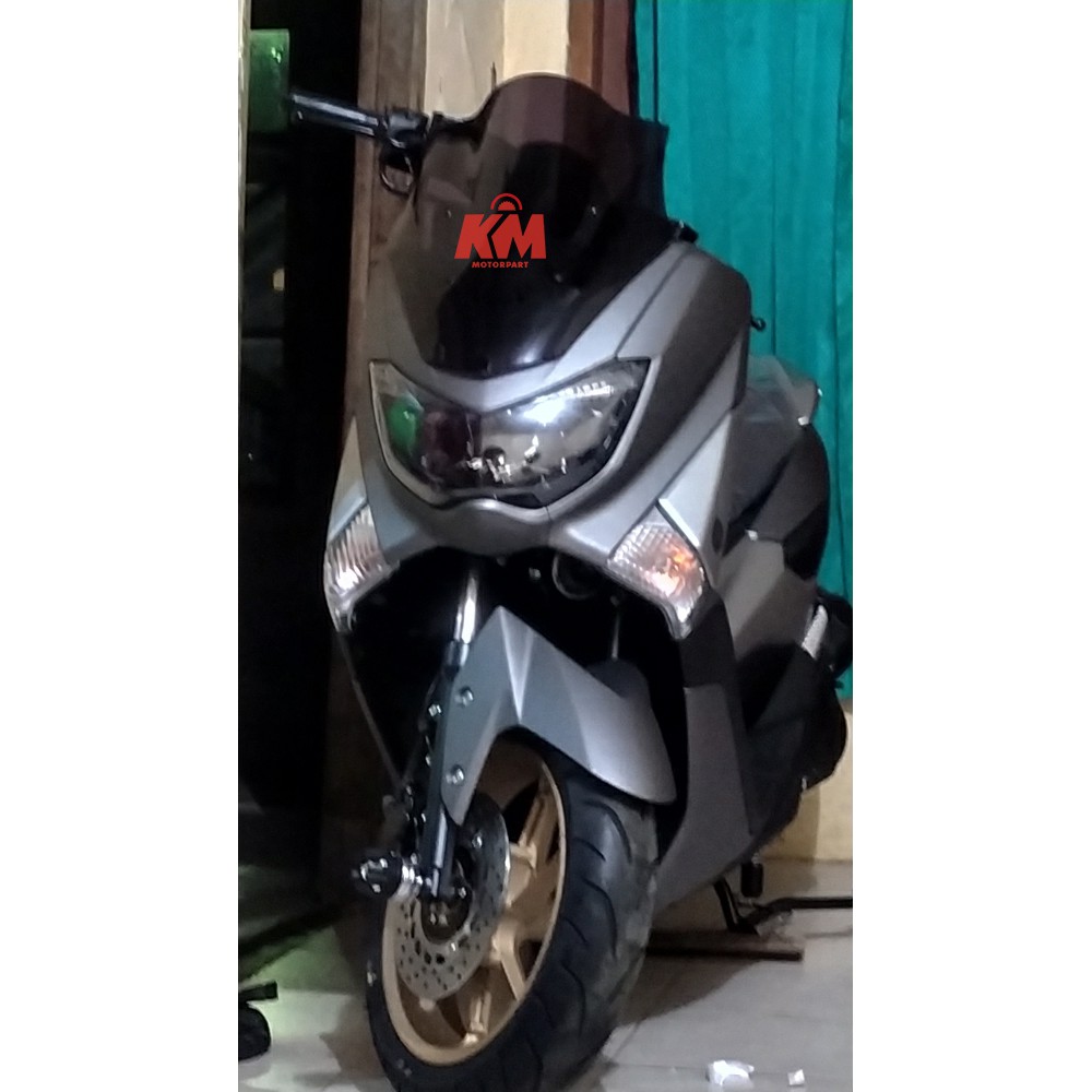 Visor Windshield Nmax Model Jenong Tebal 3 mm Panjang 45 cm Bahan Mika Akrilik Variasi N Max