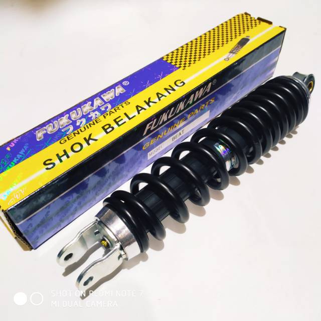 SHOKBREKER BELAKANG BEAT KARBU, SCOOPY KARBU FUKUKAWA GENUINE PARTS