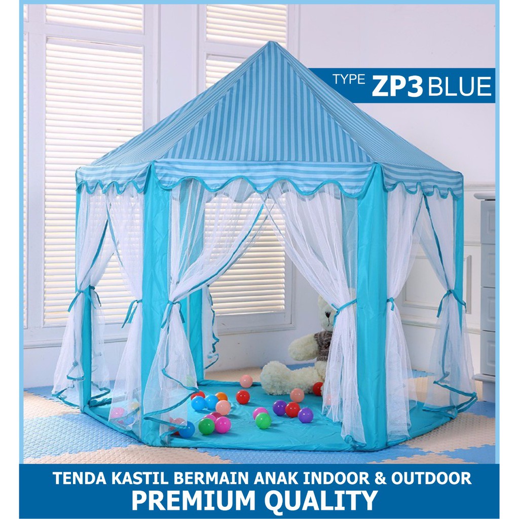 PROMO MURAH Tenda Mainan Anak Tenda Anak Murah Model Castle MUDAH DI PASANG Model Istana-TERLARIS