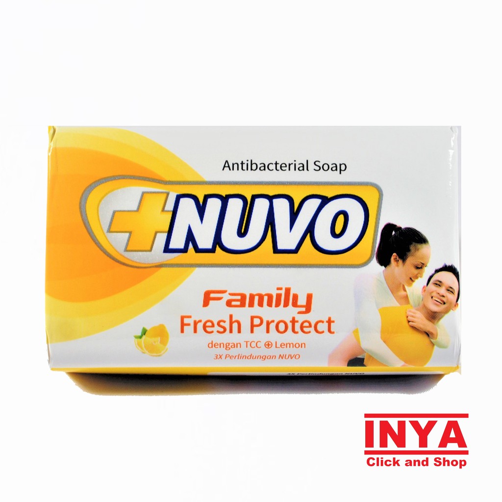 NUVO FAMILY FRESH PROTECT ANTIBACTERIAL SOAP 76gr - Sabun Batang