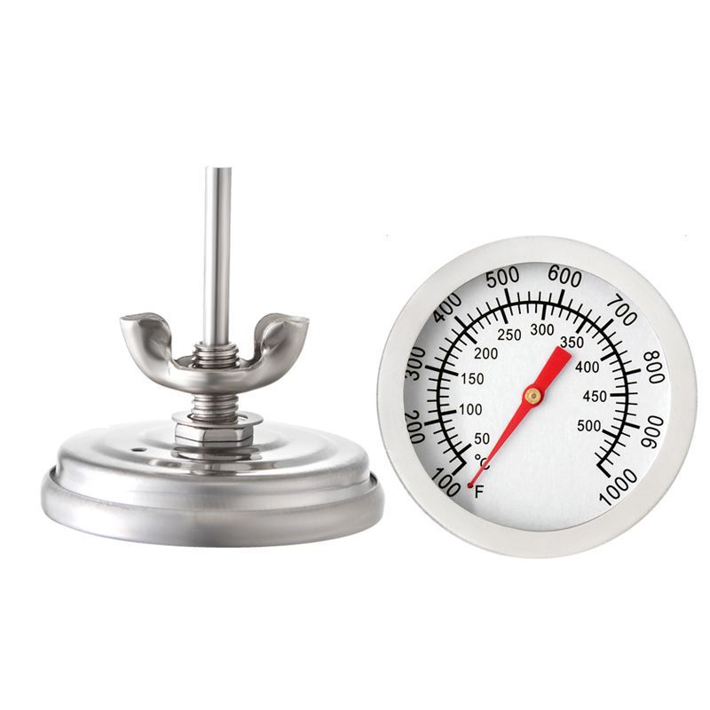 Stainless Oven Thermometer Food Meat Temperature Dial Food Meat Temperature Gauge 50-500 Centigrade Degrees