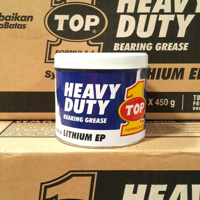 HEAVY DUTY BEARING GREASE / GEMUK /STEMPET TOP 1 / TOP1 / TOP ONE LITHIUM EP 450 GR