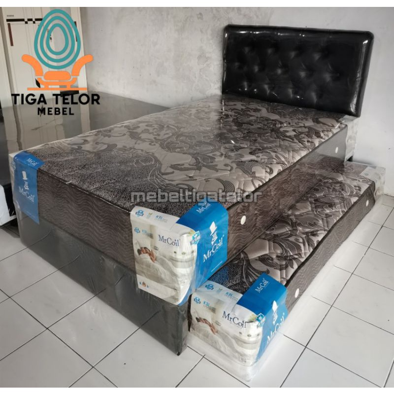 Springbed 2in1 Sorong by Mr Coil Uk 120x200cm Satu Set Atas Bawah