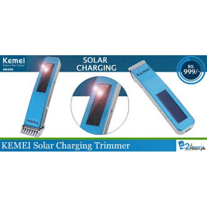 KEMEI KM-578 Solar Professional Hair Rechargable Clipper