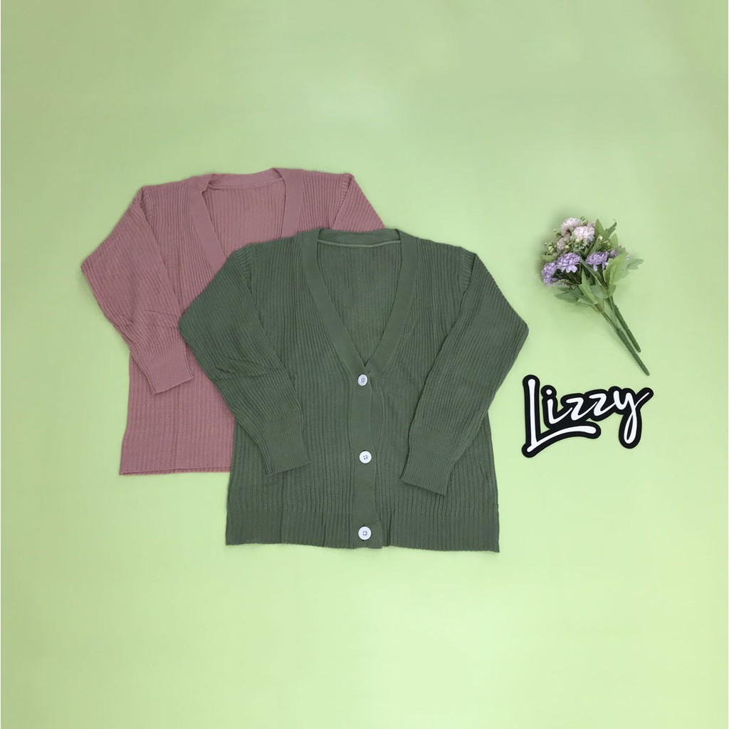 Lizzy - BIG BUTTON CARDIGAN