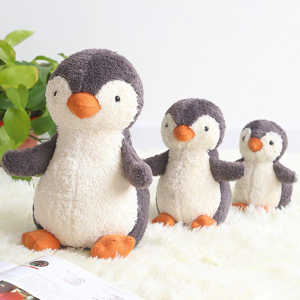 Lanfy Pinguin Mainan Mewah Hadiah Ulang Tahun Kawaii Lucu Lembut Mainan Boneka Pinguin Permukaan Halus Menenangkan Boneka Dekorasi Kamar Boneka Hewan