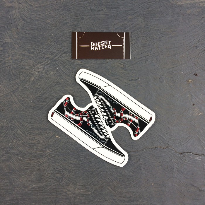 

Vans Oldskool X Gucci sticker / Stiker Vans