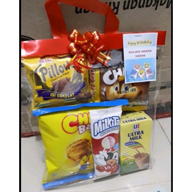 

Paket snack ulang tahun / FREE CARD / GOODIE BAG ULTAH