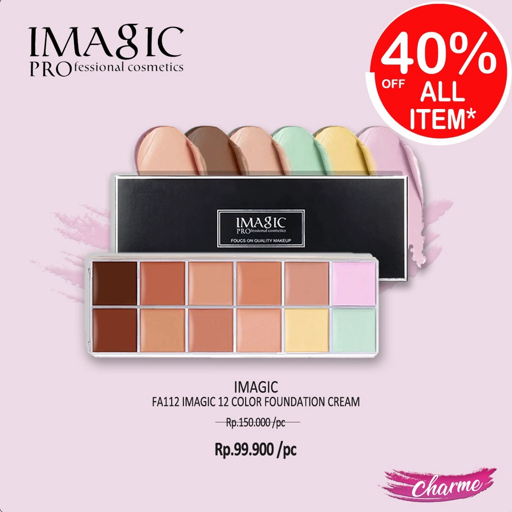 (READY &amp; ORI) IMAGIC 12 Color Foundation Cream FA112 FA 112