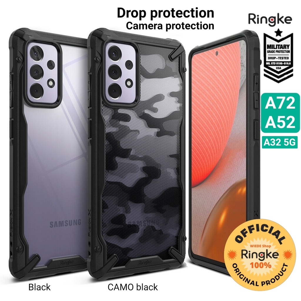 Case Samsung Galaxy A52s A72 A52 A32 5G RINGKE Fusion X Softcase Casing ORIGINAL