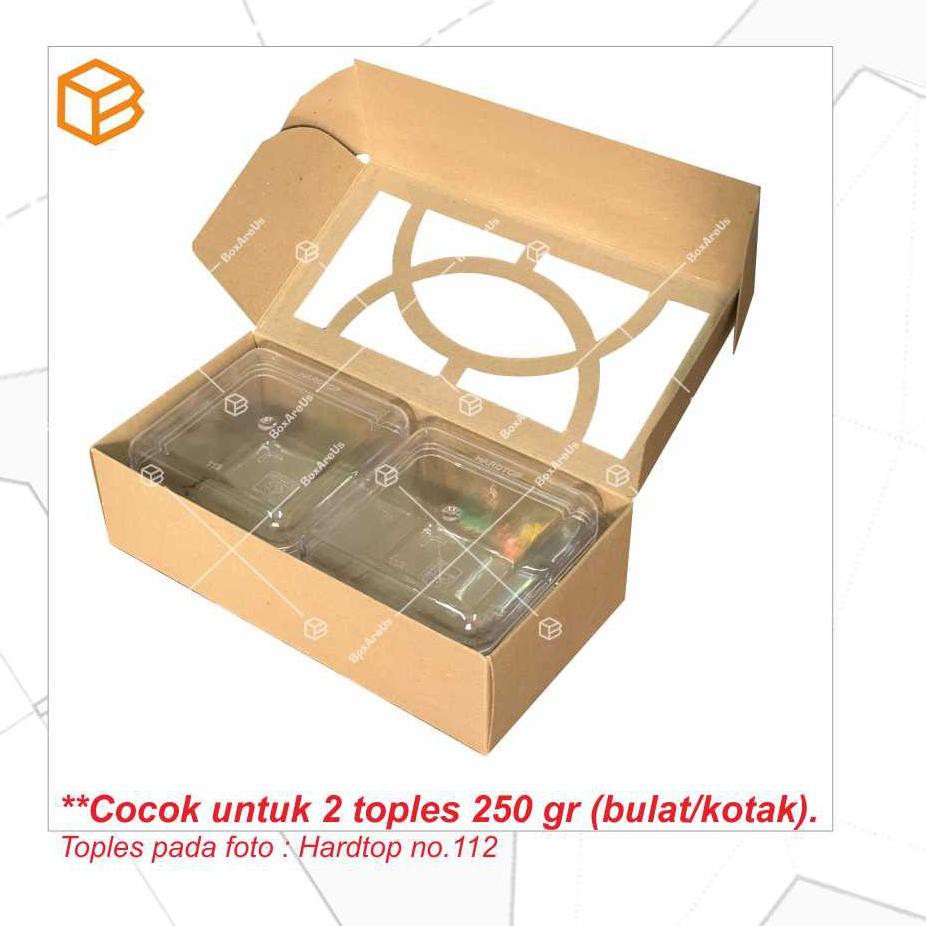 

Harga Spesial.. CB241266 | (20pcs) Toples Box Dus Kue Kemasan Packaging Souvenir Box Gift Box