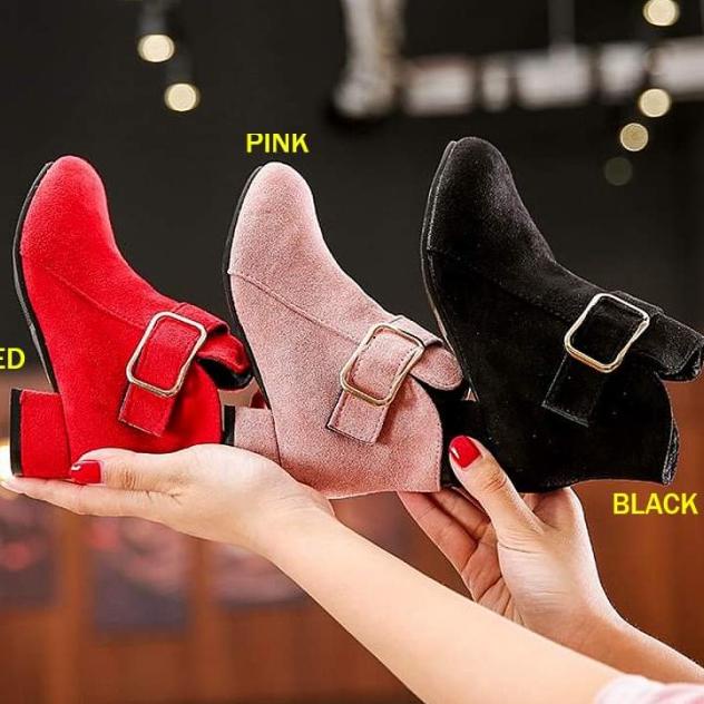 Sepatu Boot HIGH HEELS Anak Perempuan Mexican