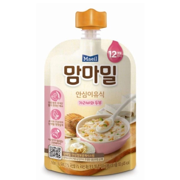 

ROMAN MAEIL POUCH FOOD SCALLOPS & TOFU 12+