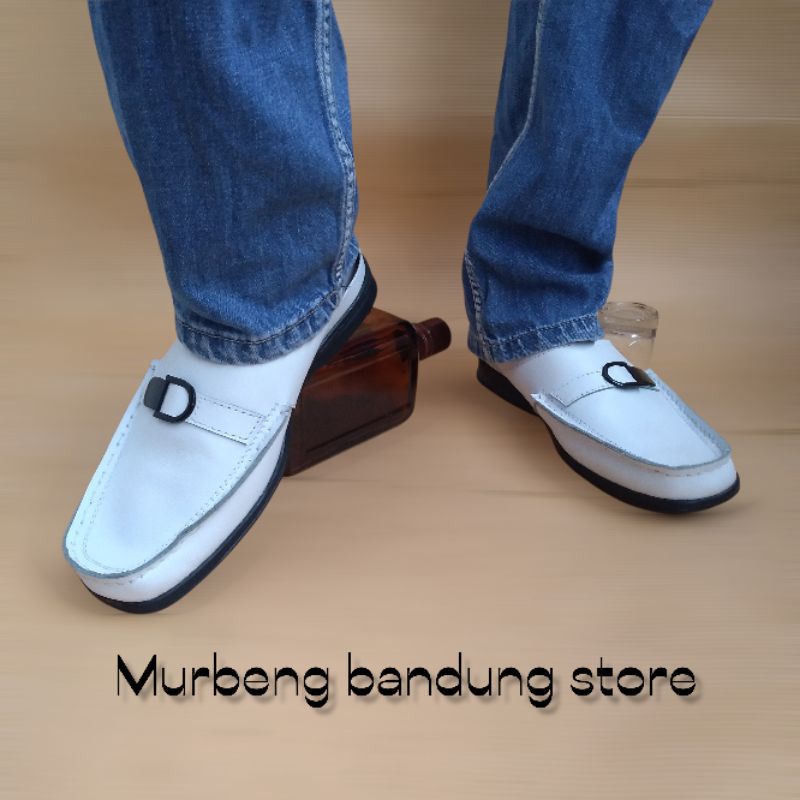 sandal bustong terbaru asli kulit