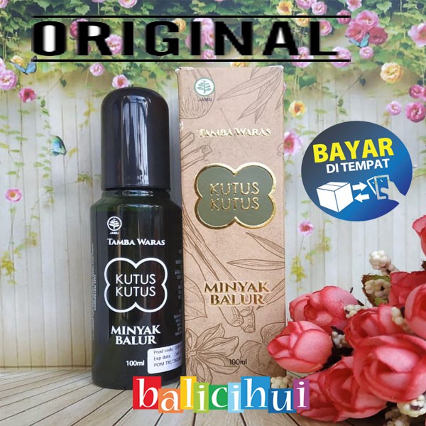 (BAYAR DI TEMPAT) Minyak Kutus Kutus Asli Bali Healing Oil Murah 100 ml Free Tutup Spray / Flip Flop