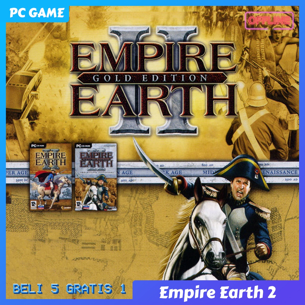 Empire Earth 2 Gold Edition - Empire Earth II The Art of Supremacy PC Game