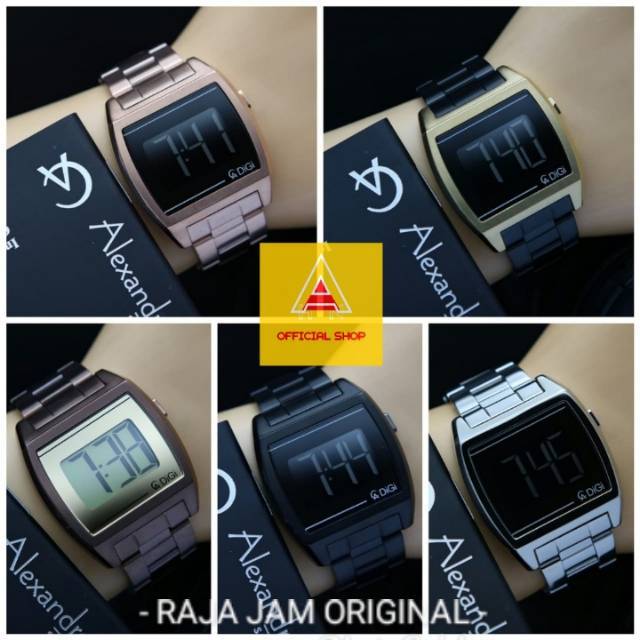 JAM TANGAN ORIGINAL 100% ALEXANDRE CHRISTIE 9229 AC 9229 DIGITAL GARANSI RESMI