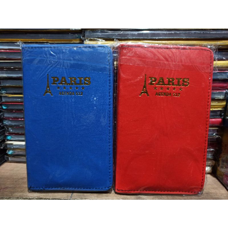 

Buku Catatan Resleting Ukuran A7/ Cover paris