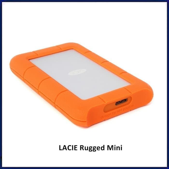 Lacie Rugged Mini 2TB USB 3.0 Harddisk Portable External Hardisk