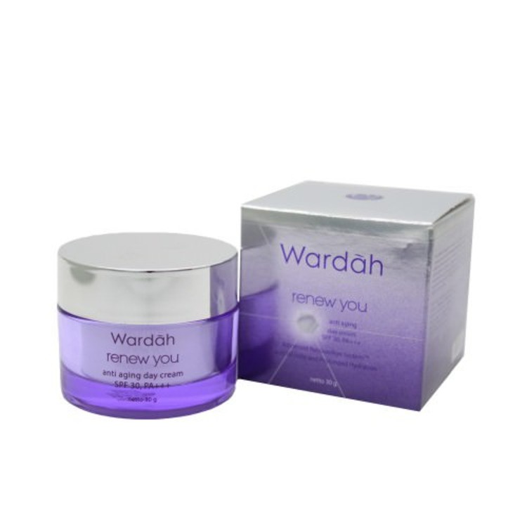 WARDAH PAKET RENEW YOU 3 IN 1 (day cream 30gr, night cream 30gr, intensive serum)