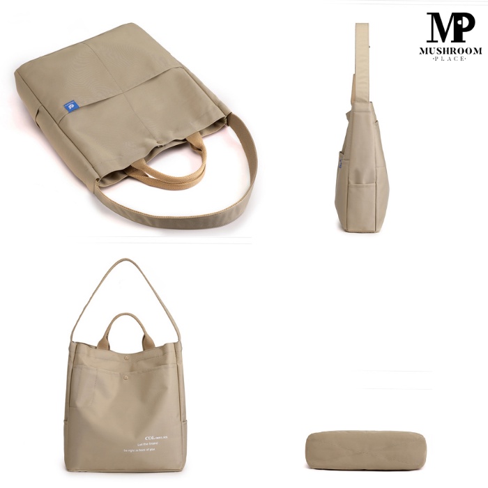 Tas Totebag Wanita Korean Style Tas Bahu Jinjing Impor Canvas Shoulder Bag CO04